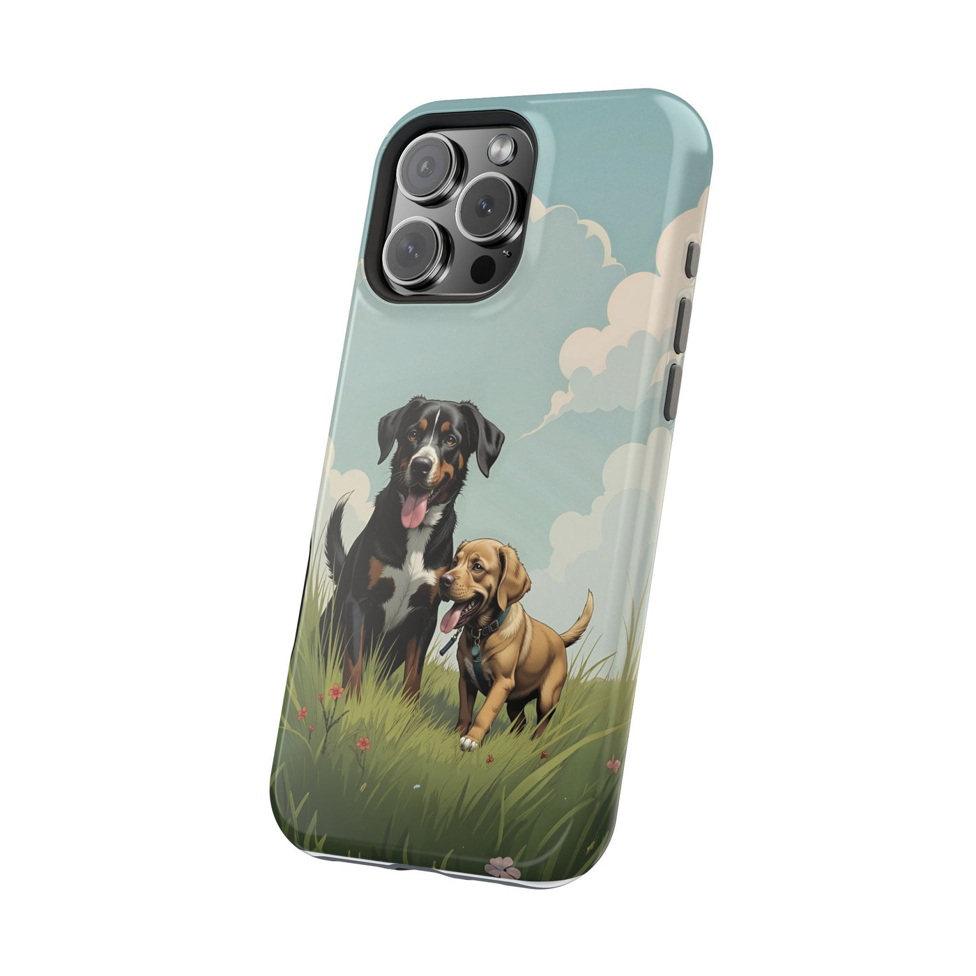 Dog Lovers' Magnetic Impact-Resistant Phone Case comic style 4, Cute Dog Design, Pet Owner Gift, Animal Lover Accessory, Birthday Gift for Dog Lovers