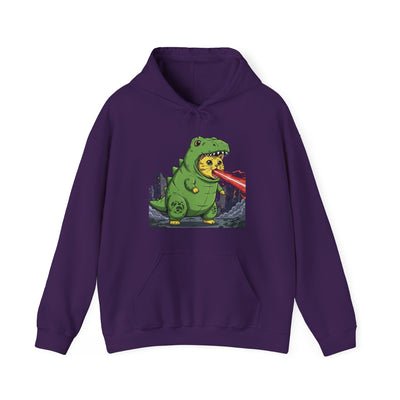Cat cosplay Godzilla style 4 Unisex Hoodie - Fun & Playful Design
