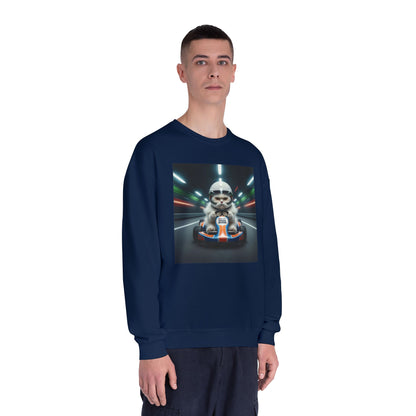 Go Kart Cat Unisex NuBlend Crewneck Sweatshirt style 2