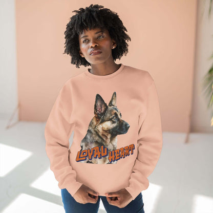 Loyal Heart Dog Lover Unisex Crewneck Sweatshirt style 2