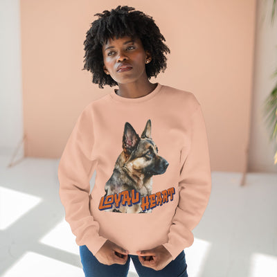 "Loyal Heart" Dog Lover style 2 Unisex Crewneck Sweatshirt