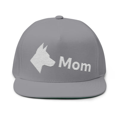 Dog Mom style 3 Flat Bill Cap | Stylish Pet Lover Hat | Perfect Gift for Dog Owners | Embroidered Dog Mom Cap | Fun Pet Accessories