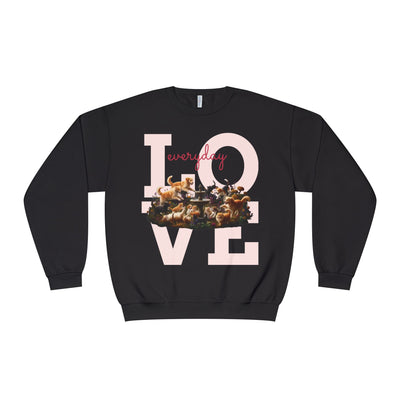 Love Everyday Cats & Dogs Unisex NuBlend® Crewneck Sweatshirt