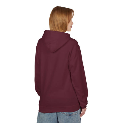 Kitten hiding in Christmas stocking Unisex Fleece Hoodie style 1