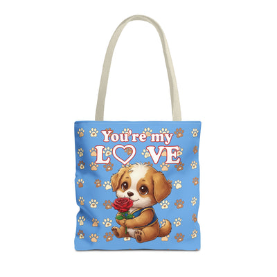 Cute Dog Lover Tote Bag - You're My Love style 1