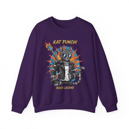 Cool Cat Unisex Heavy Blend Crewneck Sweatshirt style 1