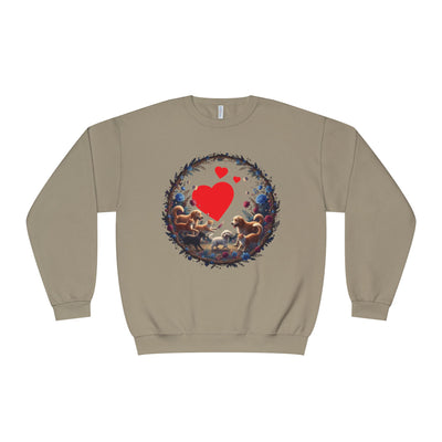 Cats & Dogs Full of Love Unisex NuBlend® Crewneck Sweatshirt