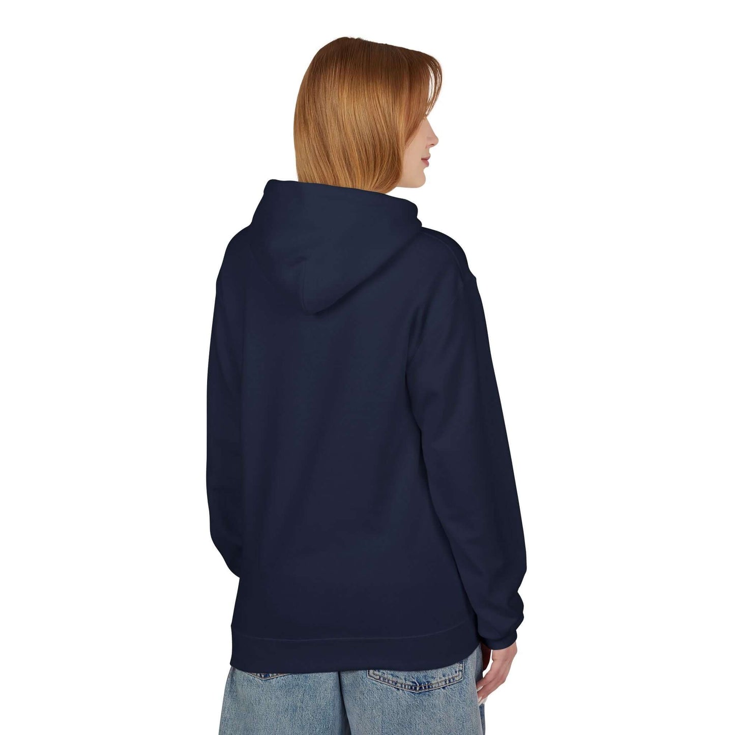 Kitten hiding in Christmas stocking Unisex Fleece Hoodie style 2
