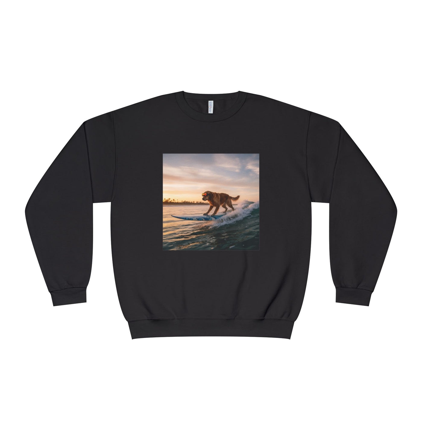Surfing Dog style 2 Unisex NuBlend® Crewneck Sweatshirt