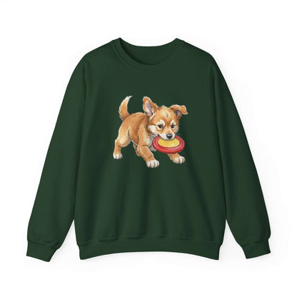 Watercolor Dog painting Unisex Crewneck Sweatshirt style 5