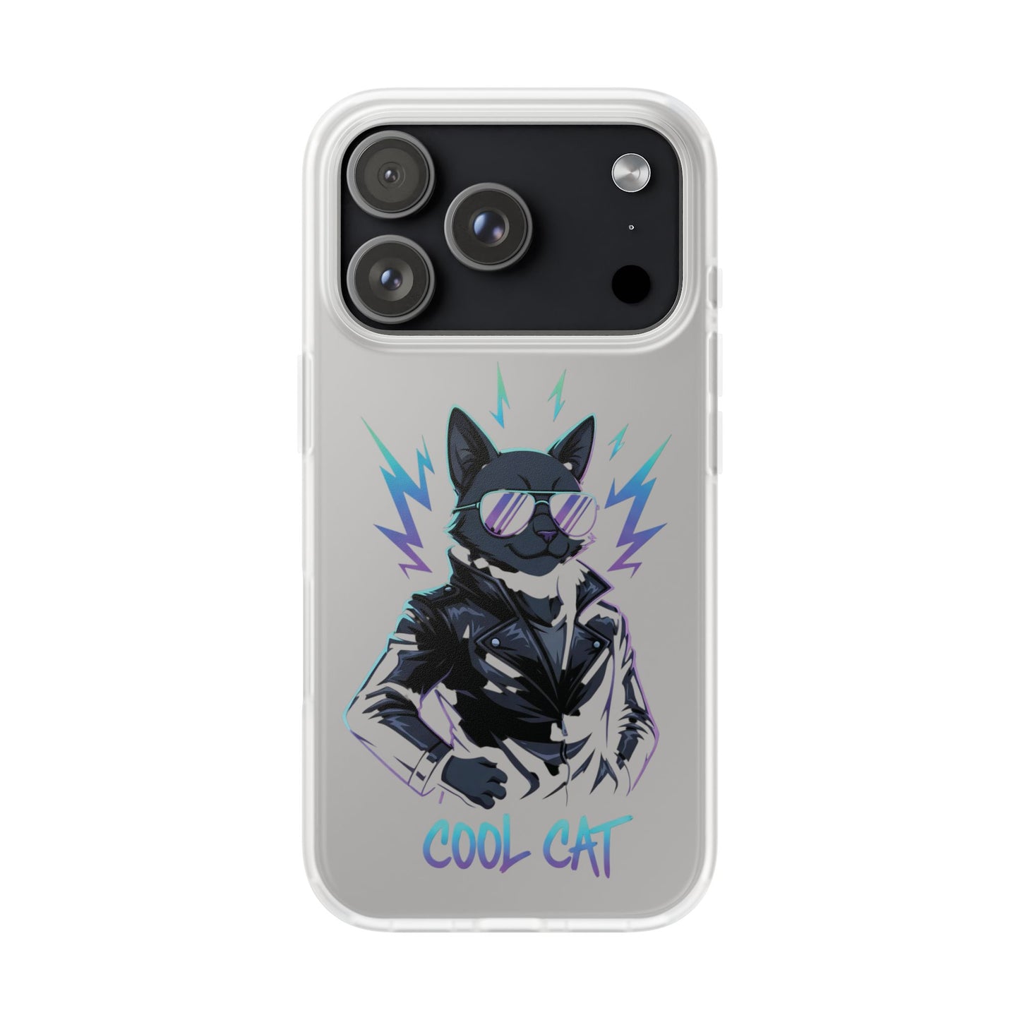 Cool Cat Anime Flexi iPhone & Samsung Galaxy Phone Case