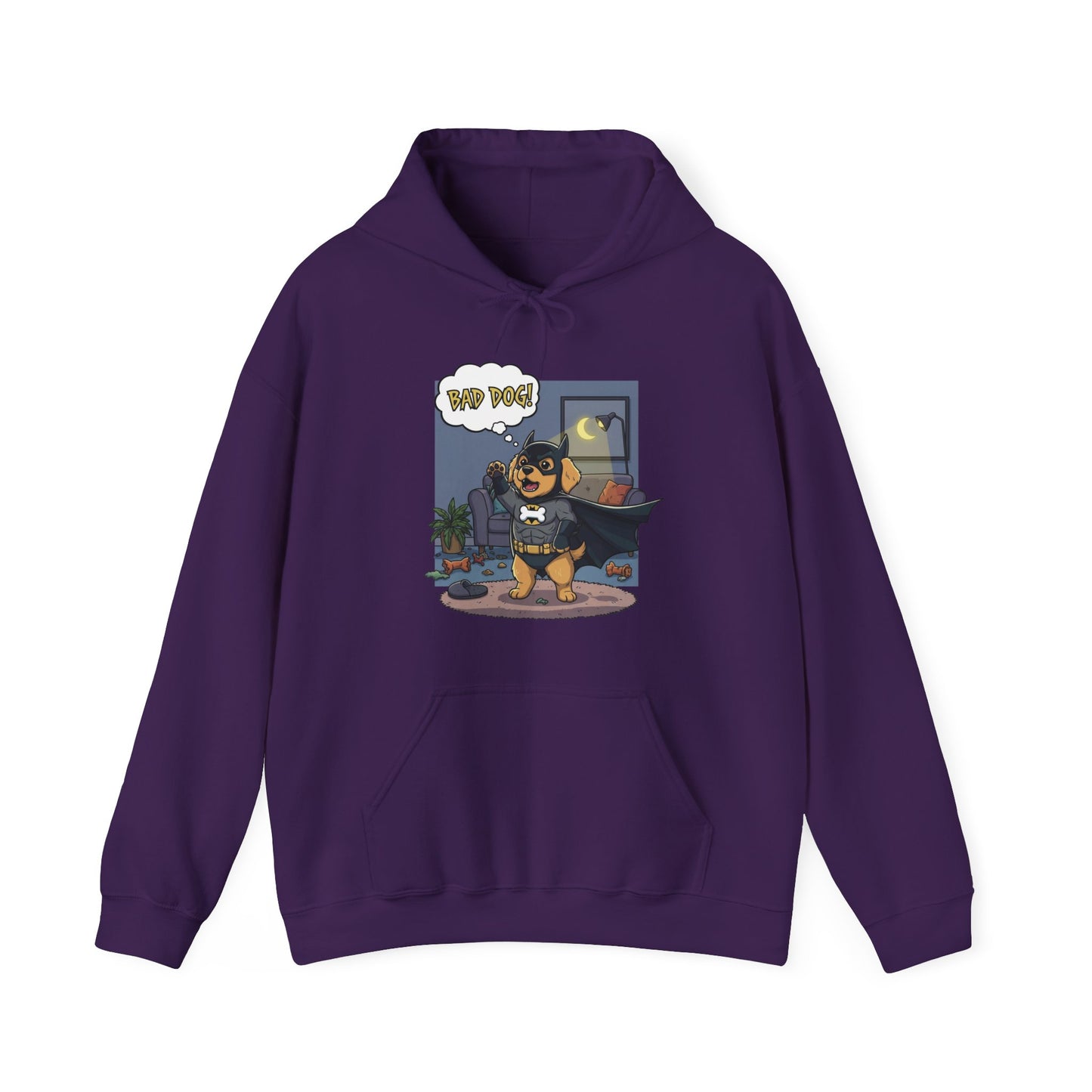 Dog cosplay Batman Funny Design Unisex Hoodie style 1