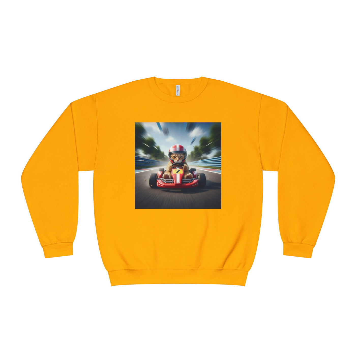 Go Kart Cat style 3 Unisex NuBlend® Crewneck Sweatshirt