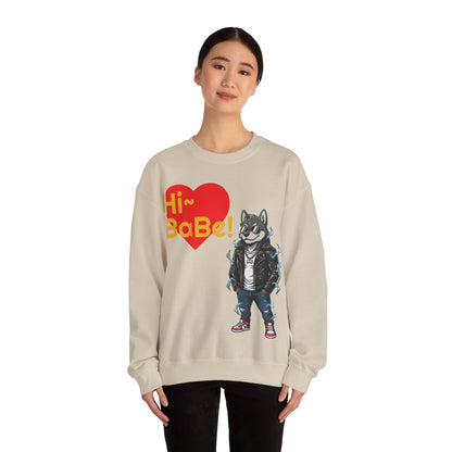 Cool Dog Unisex Heavy Blend Crewneck Sweatshirt style 3