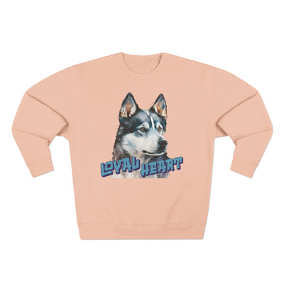 "Loyal Heart" Dog Lover style 3 Unisex Crewneck Sweatshirt