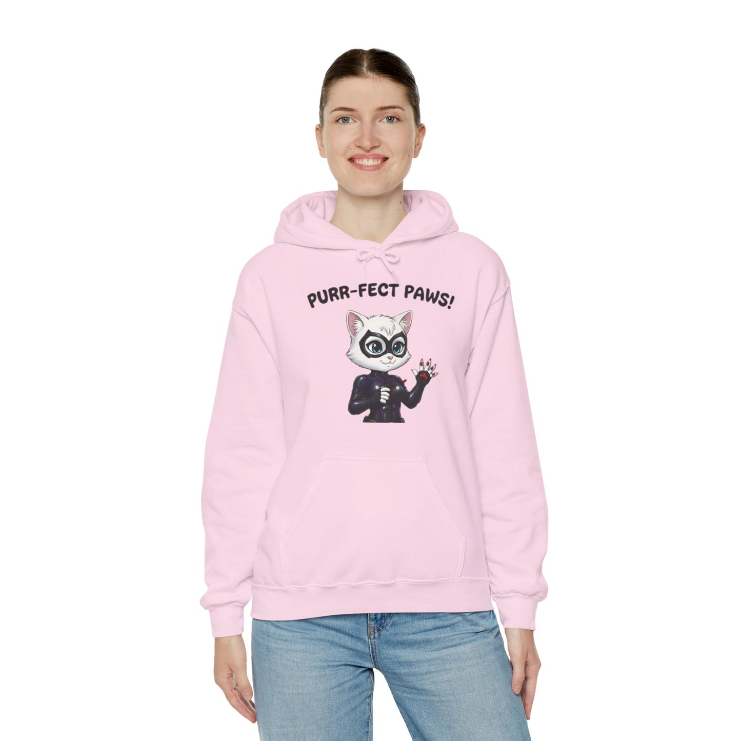 Cat cosplay Cat Woman Funny Design Unisex Hoodie style 1