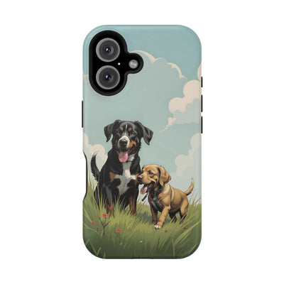 Dog Lovers' Magnetic Impact-Resistant Phone Case comic style 4, Cute Dog Design, Pet Owner Gift, Animal Lover Accessory, Birthday Gift for Dog Lovers