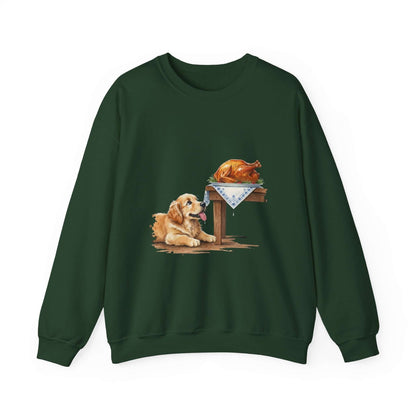 Watercolor Dog painting Unisex Crewneck Sweatshirt style 2