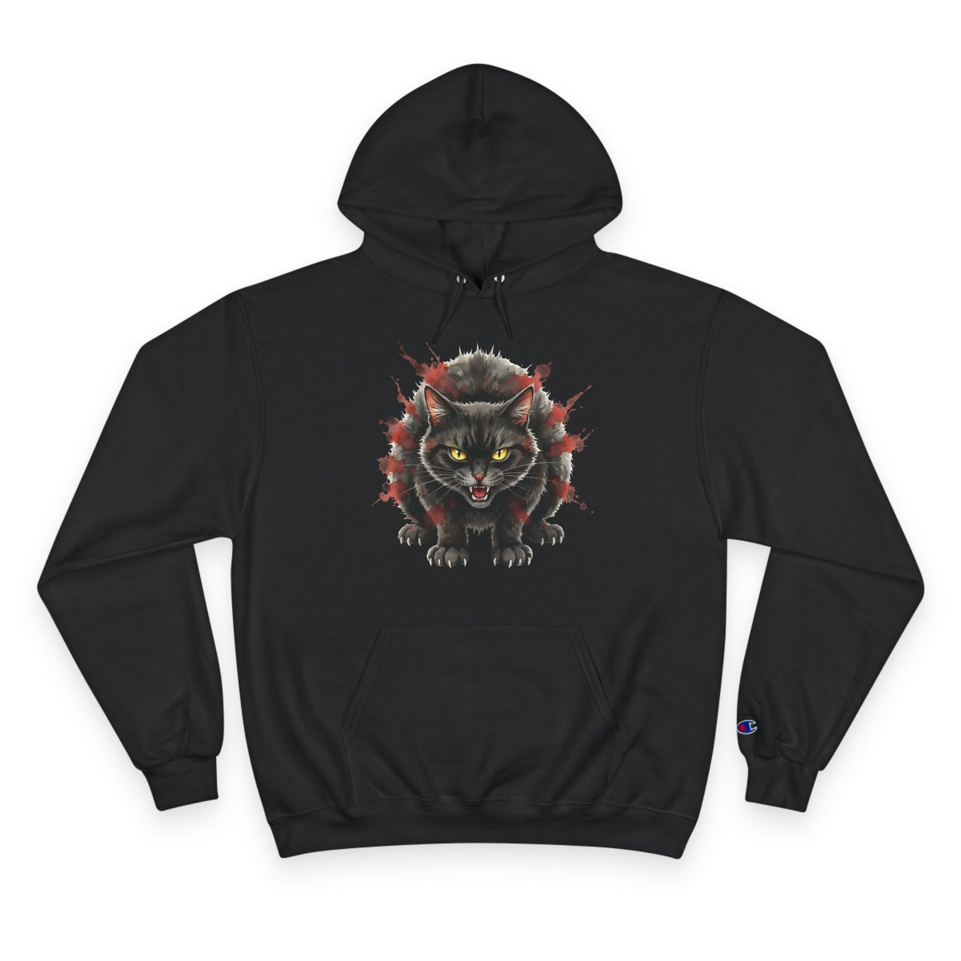 Mad Cat style 3 Men and Women Champion Hoodie