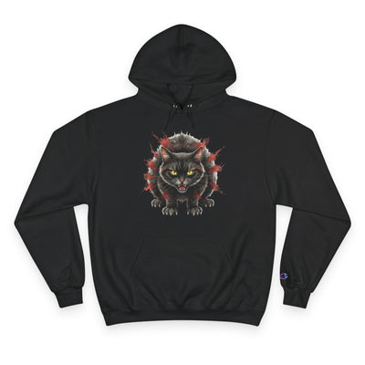 Mad Cat style 3 Men and Women Champion Hoodie
