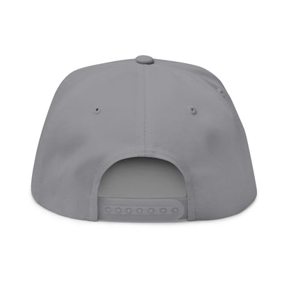 Cat Embroidered Flat Bill Cap style 1, Funny Cat Hat, Adjustable Snapback, Gifts for Cat Lovers, Unique Cat Apparel