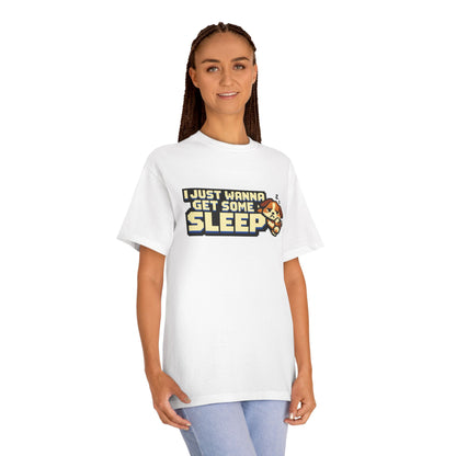 I Just Wanna Get Some Sleep Cute Sleeping Puppy Graphic T‑Shirt
