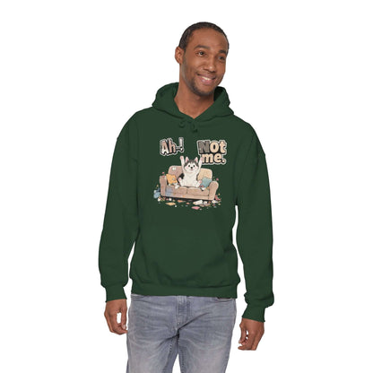 Ah Not Me - Cute Husky Unisex Pullover Hoodie for Dog Lover