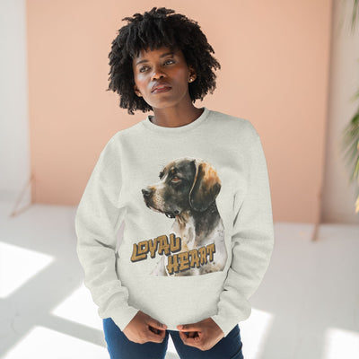 "Loyal Heart" Dog Lover style 4 Unisex Crewneck Sweatshirt