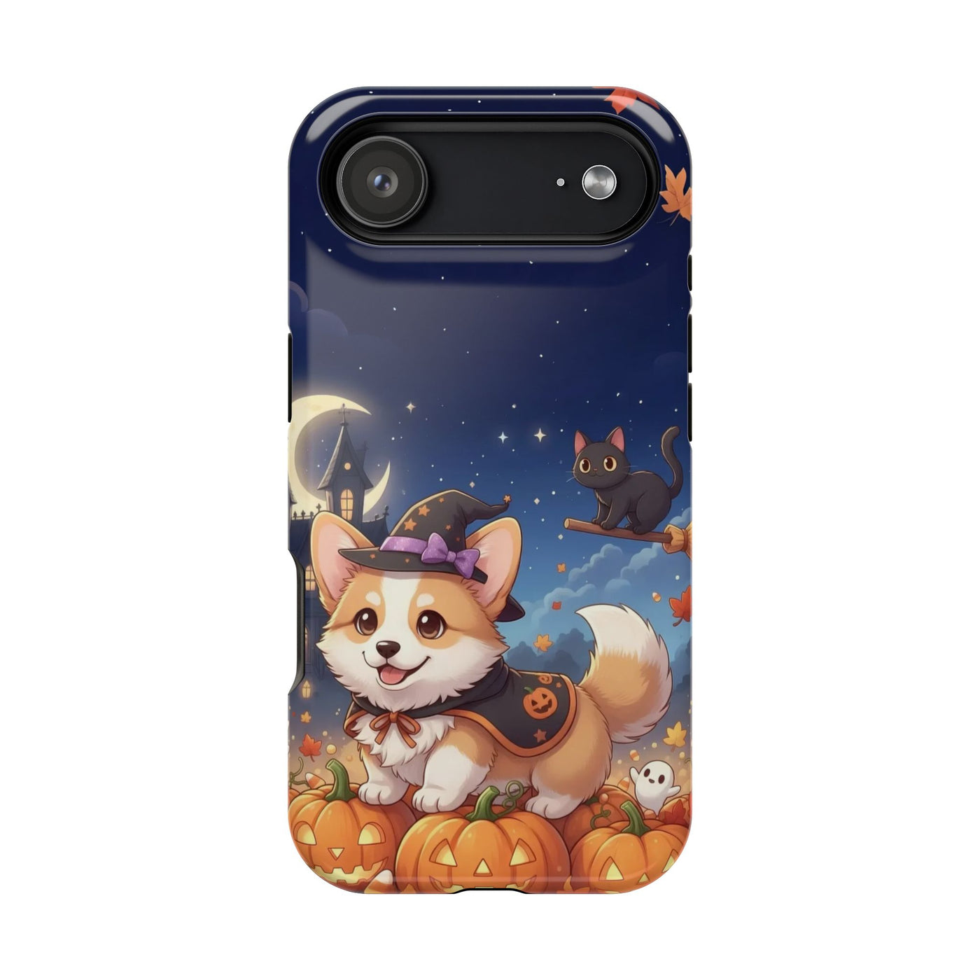 Halloween cute puppy anime style 4 Magnetic Impact-Resistant Phone Case, Cute Dog Design, Pet Owner Gift, Animal Lover Accessory, Birthday Gift for Dog Lovers