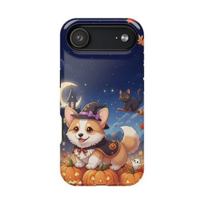 Halloween cute puppy anime style 4 Magnetic Impact-Resistant Phone Case, Cute Dog Design, Pet Owner Gift, Animal Lover Accessory, Birthday Gift for Dog Lovers