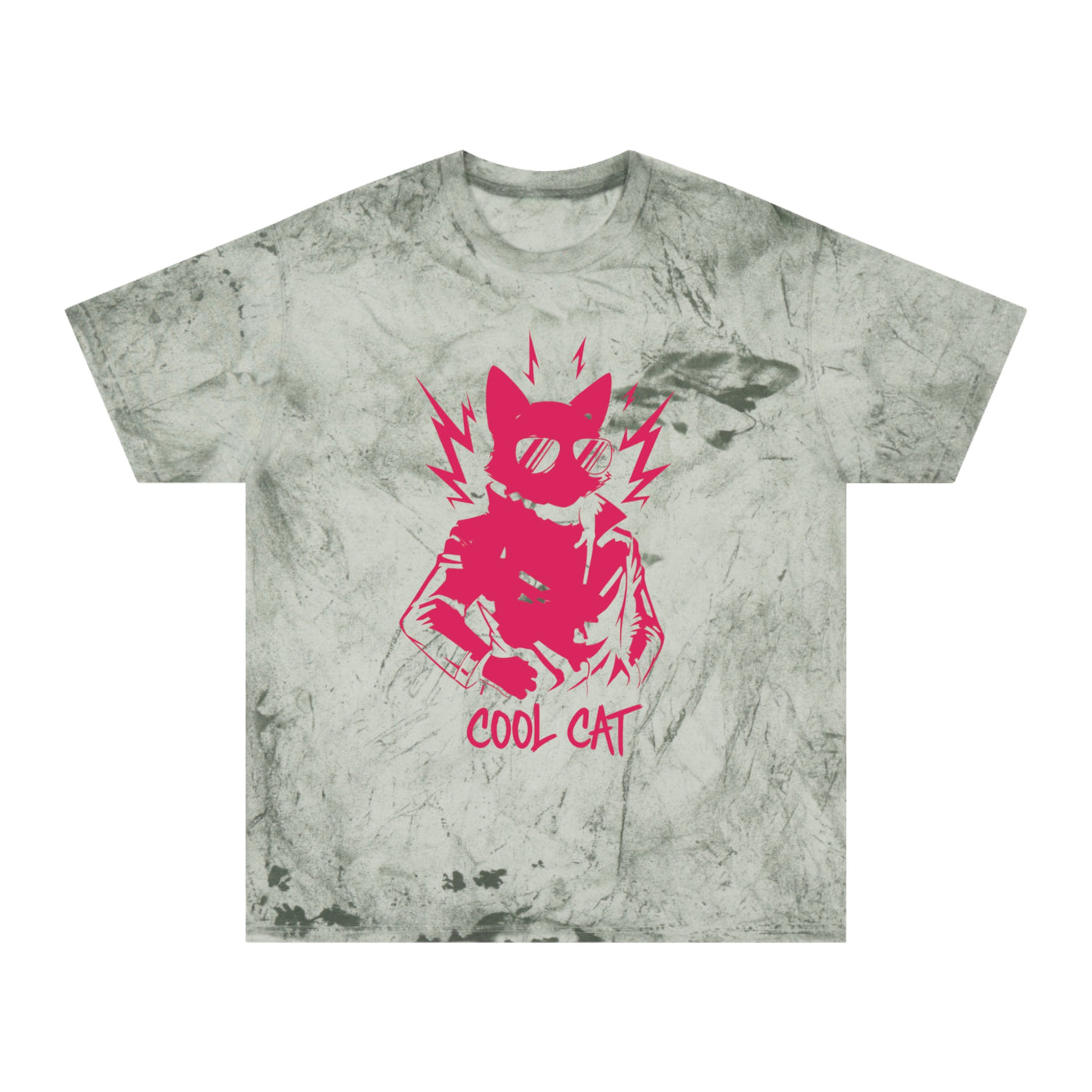 Red Cool Cat Unisex T-Shirt - Vibrant Graphic Tee, Gift for Cat Lovers, Casual Wear, Streetwear, Unique Style