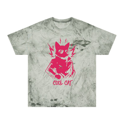 Red Cool Cat Unisex T-Shirt - Vibrant Graphic Tee, Gift for Cat Lovers, Casual Wear, Streetwear, Unique Style