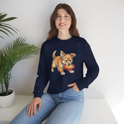 Watercolor painting style 8 Men & Women Cute Cat Pile Crewneck Sweatshirt