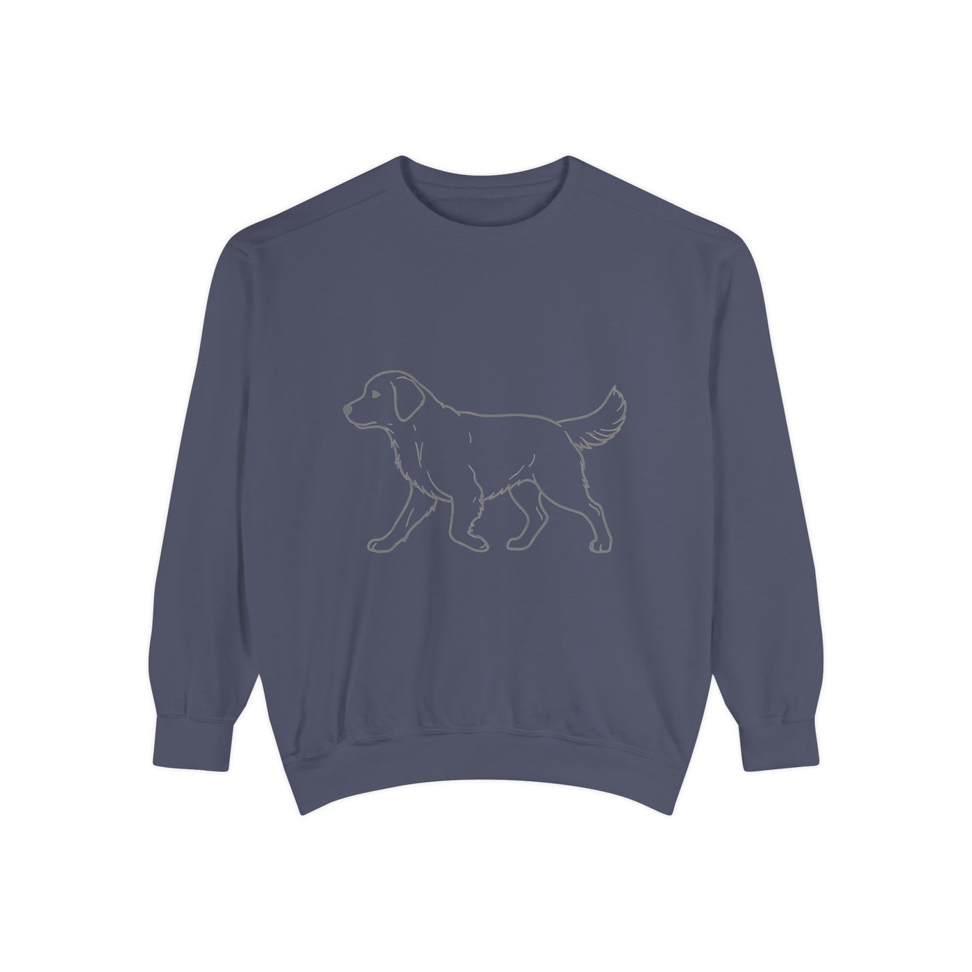 Walking Dog Shadow style 1 Cozy Graphic Unisex Crewneck Sweatshirt