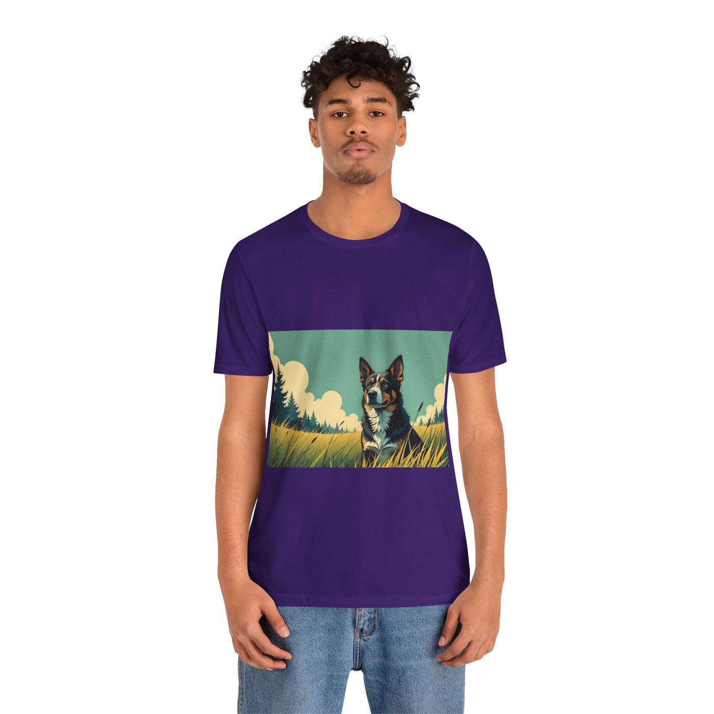 Adorable Dog comic style 3 Unisex Soft Tee| Cute Dog Lover's Shirt, Animal Graphic T-Shirt, Pet Themed Gift, Casual Wear