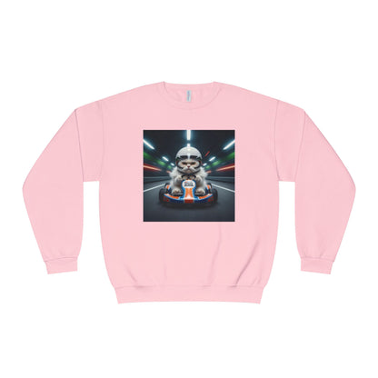 Go Kart Cat Unisex NuBlend Crewneck Sweatshirt style 2