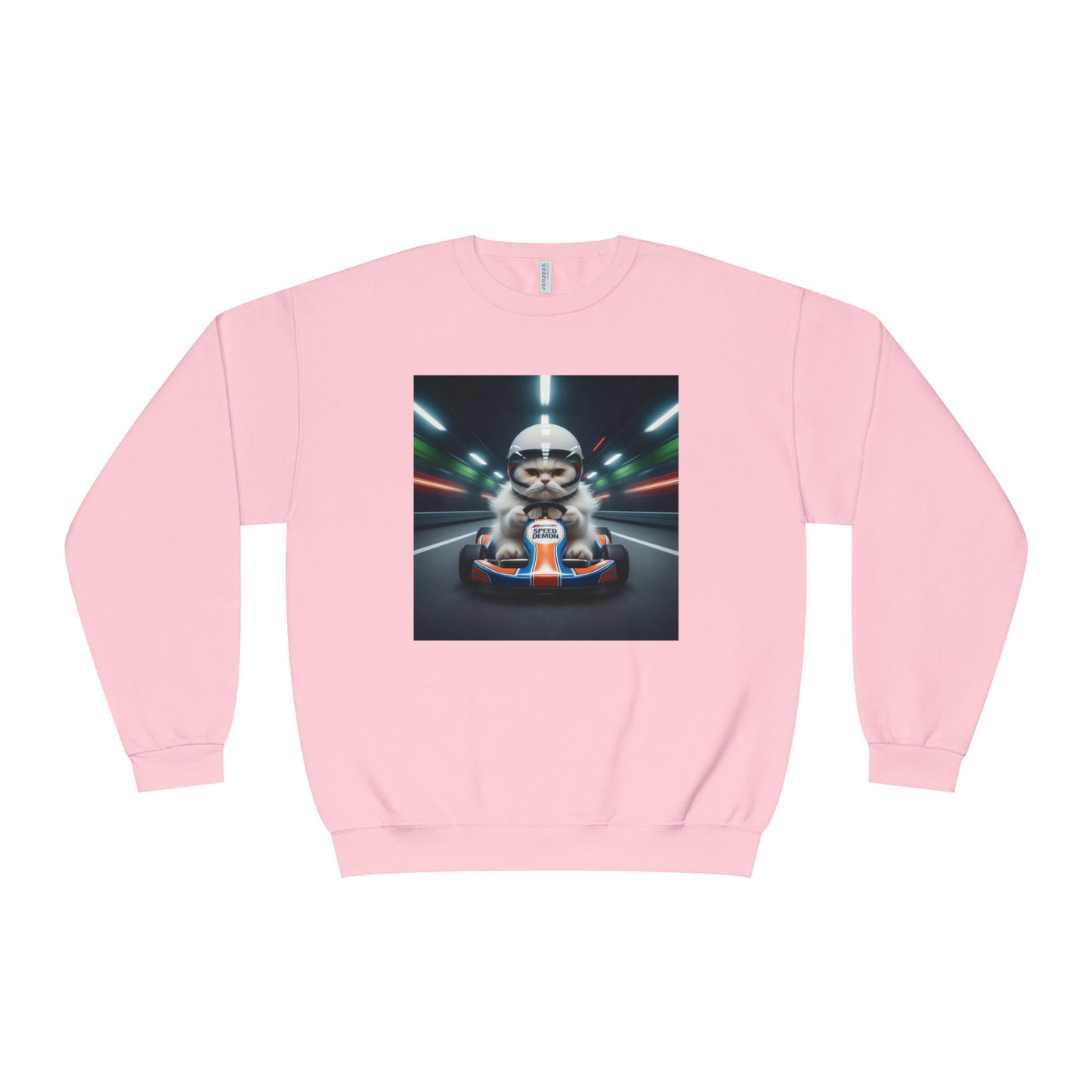 Go Kart Cat style 2 Unisex NuBlend® Crewneck Sweatshirt