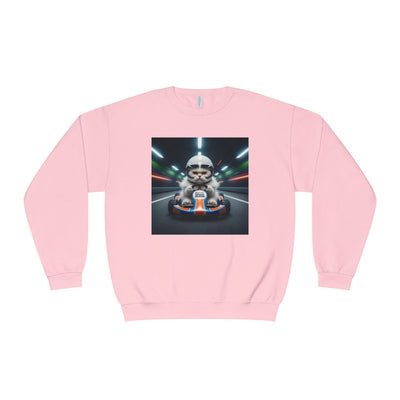 Go Kart Cat style 2 Unisex NuBlend® Crewneck Sweatshirt