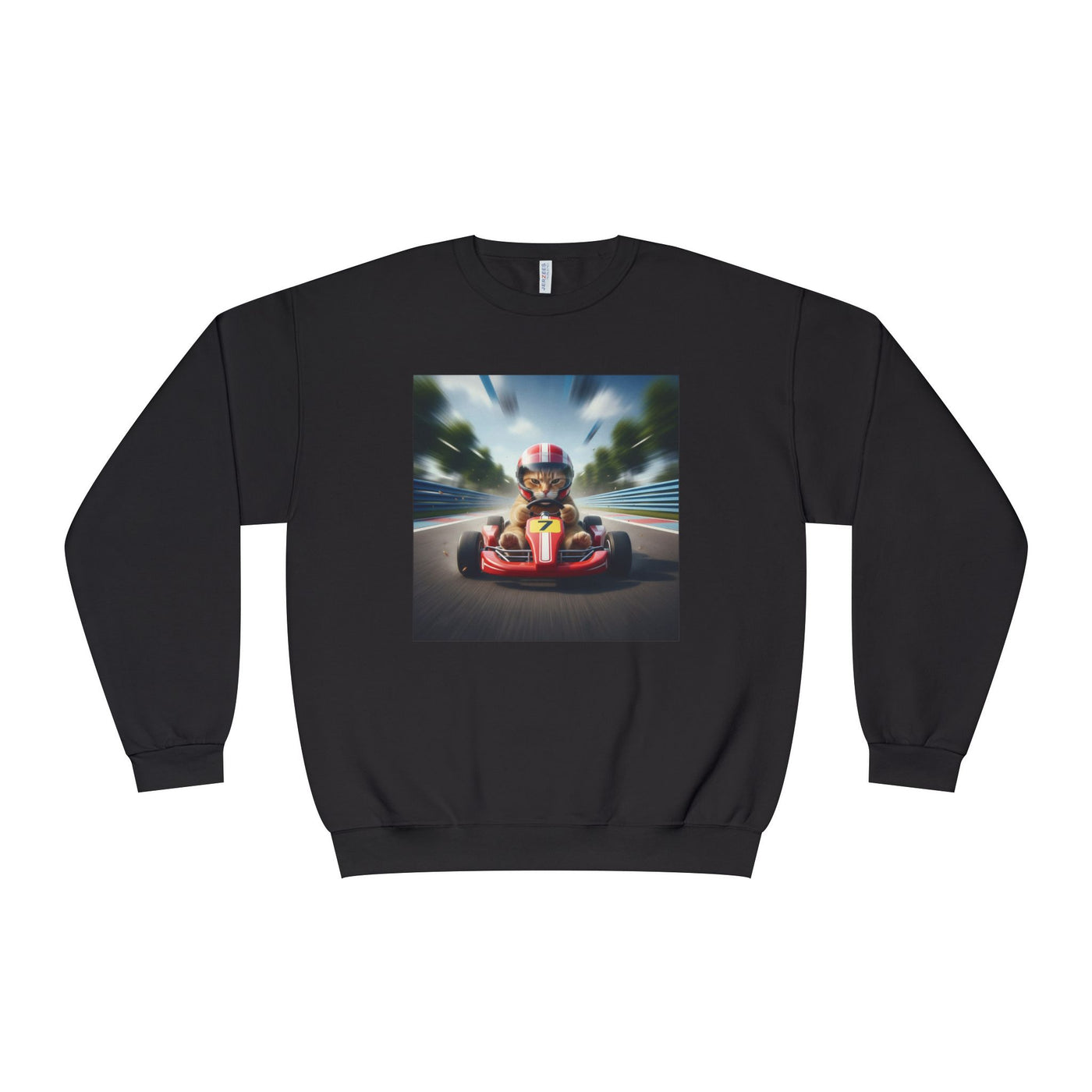 Go Kart Cat style 3 Unisex NuBlend® Crewneck Sweatshirt