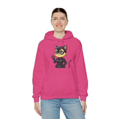 Cat cosplay Cat Woman Funny Design Unisex Hoodie style 2