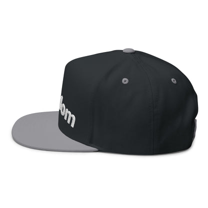 Stylish Embroidered Cat Mom Flat Bill Cap style 3