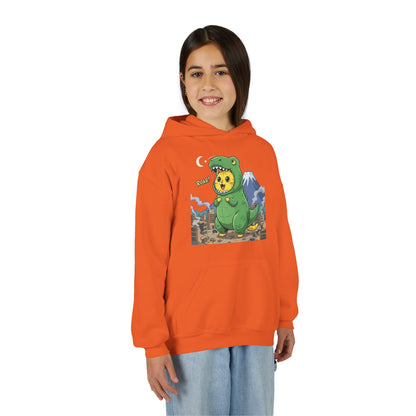 Cat cosplay Godzilla Unisex Kids Hoodie style 1