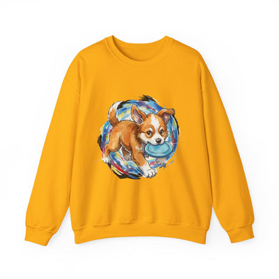 Watercolor painting style 7 Men & Women Cute Cat Pile Crewneck Sweatshirt