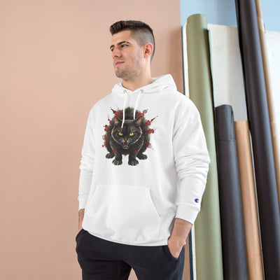 Mad Cat style 3 Men and Women Champion Hoodie