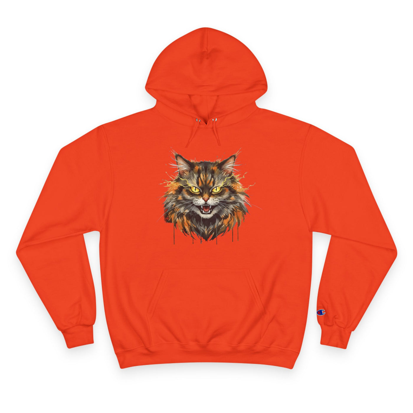 Mad Cat style 1 Men and Women Champion Hoodie
