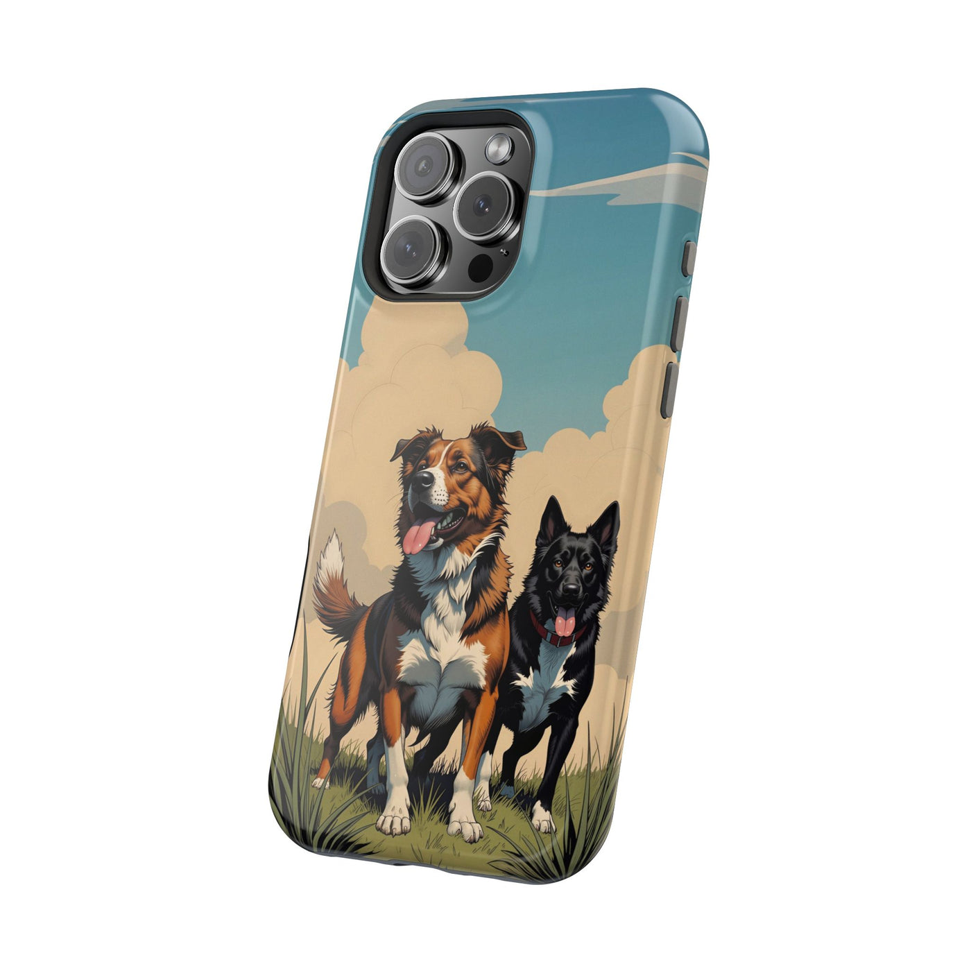 Dog Lovers' Magnetic Impact-Resistant Phone Case comic style 2, Cute Dog Design, Pet Owner Gift, Animal Lover Accessory, Birthday Gift for Dog Lovers