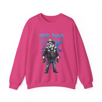 Cool Dog Unisex Heavy Blend Crewneck Sweatshirt style 1