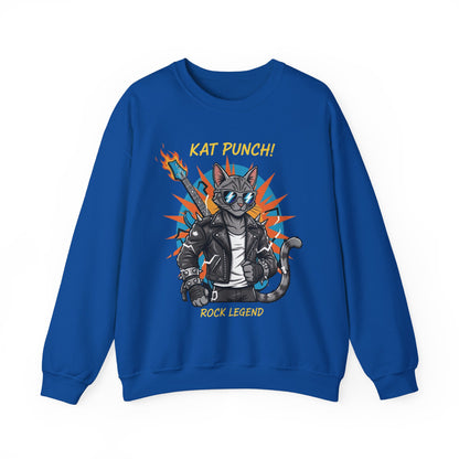 Cool Cat Unisex Heavy Blend Crewneck Sweatshirt style 1