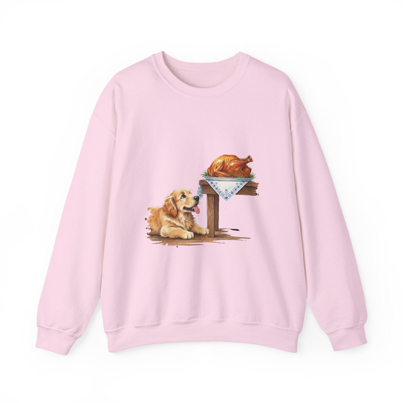 Watercolor painting style 5 Men & Women Cute Cat Pile Crewneck Sweatshirt