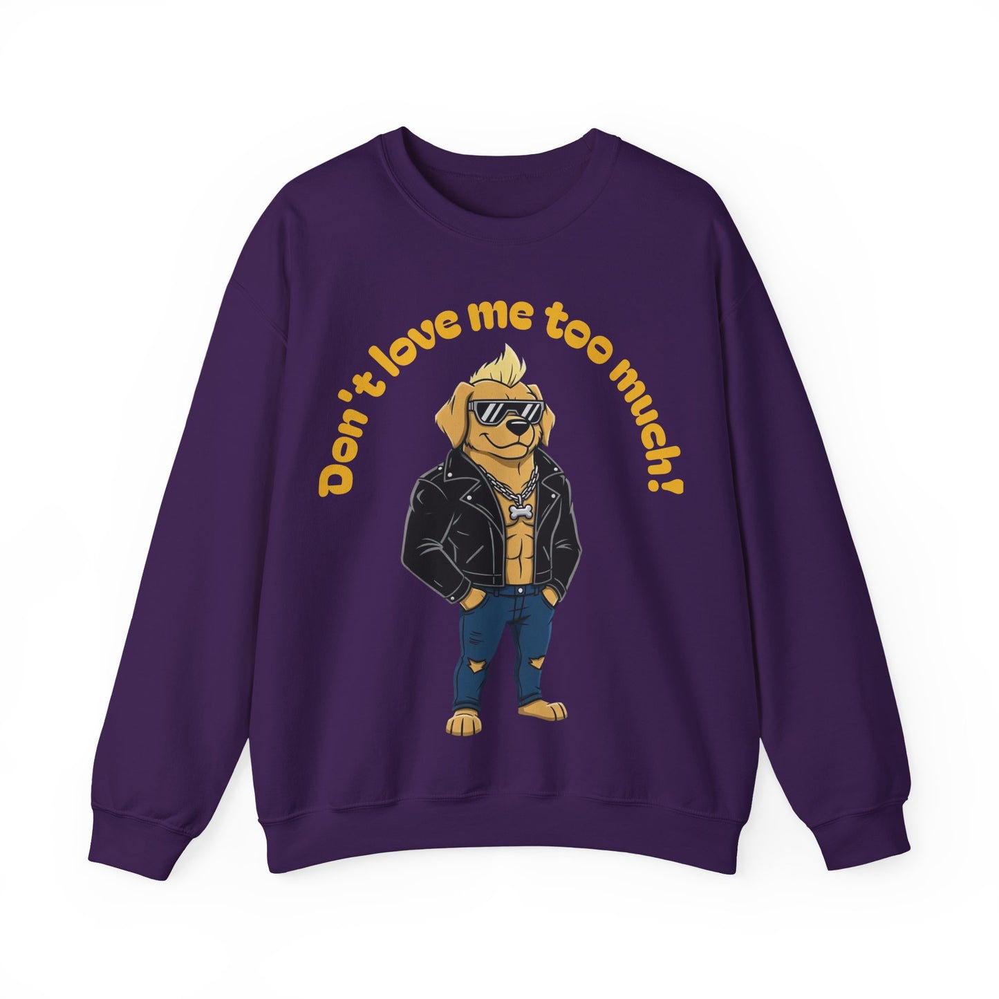 Cool Dog Unisex Heavy Blend Crewneck Sweatshirt style 2